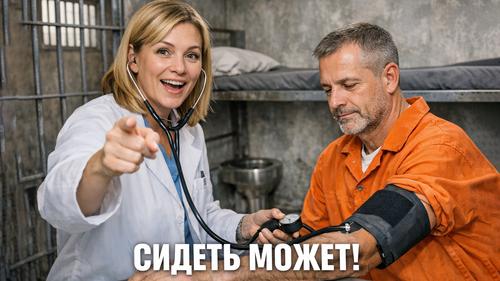 Медики решили, что Руслан Бальбек недостаточно плох, чтобы покидать тюрьму